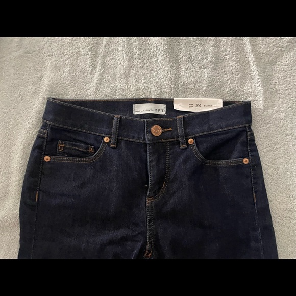 Loft Skinny Jeans Size 24/00P - Picture 3 of 4